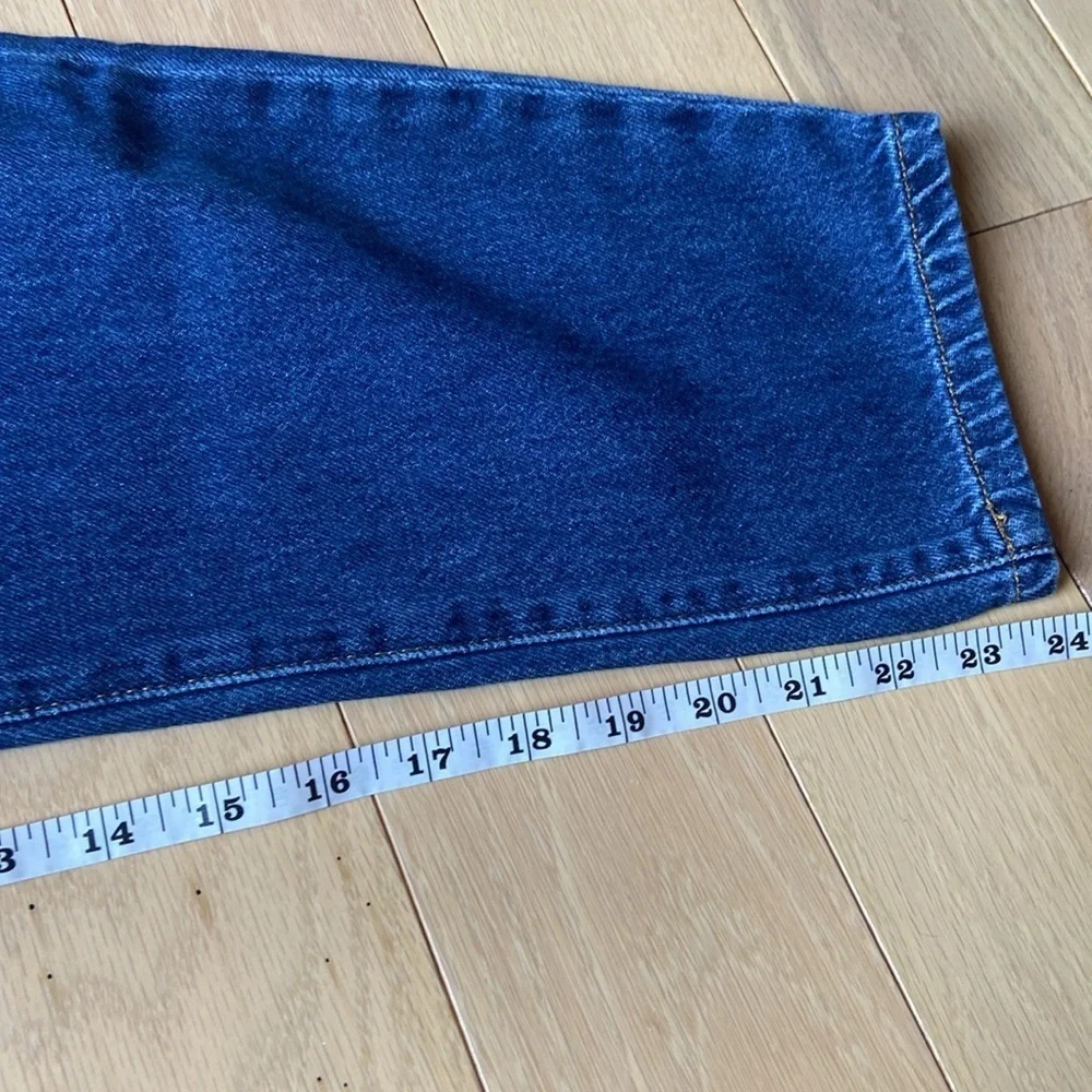 Zara Baggy Paperbag jeans with front patch pockets size 6, EUC